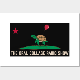 California Dreamin' - White | Oral Collage Radio Show Posters and Art